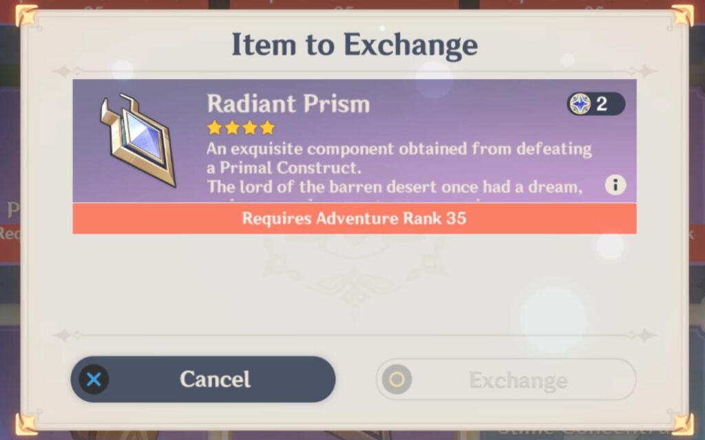How to Get Radiant Prisms in Genshin Impact Prima Games