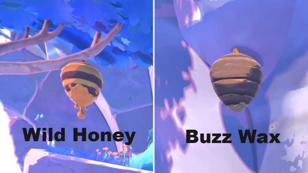 Slime Rancher 2 Wild Honey and Buzz Wax Comparison