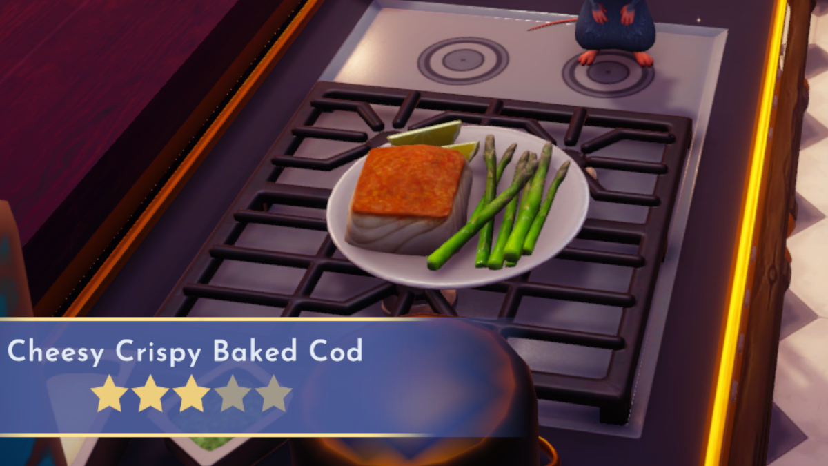 cheesy crispy baked cod disney dreamlight valley