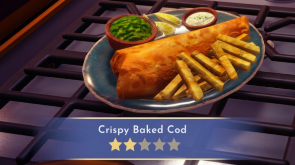 crispy baked cod recipe disney dreamlight valley
