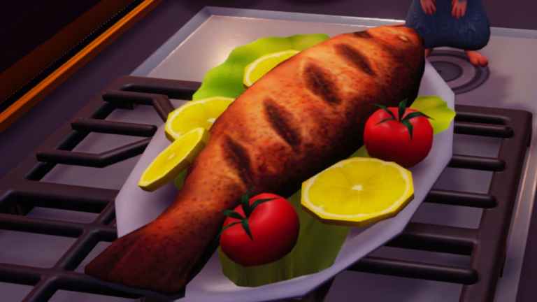 How to Make Grilled Fish Entree in Disney Dreamlight Valley