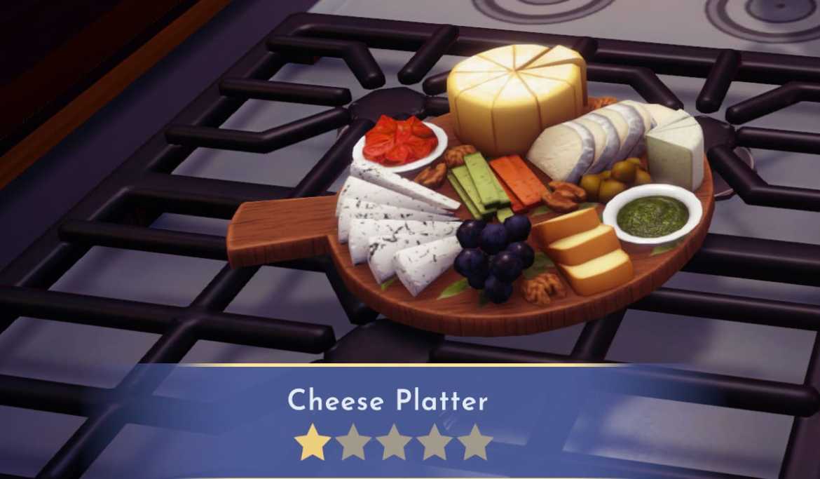 Disney Dreamlight Valley Cheese Platter