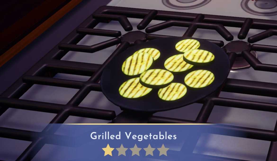 Disney Dreamlight Valley Grilled Vegetables