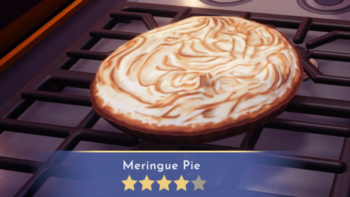 Disney Dreamlight Valley Meringue Pie Recipe