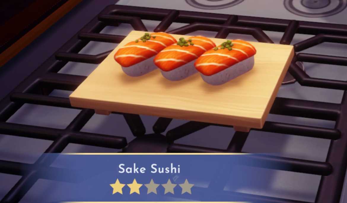 Disney Dreamlight Valley Sake Sushi