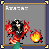 avatar infernas character icon in vampire survivors