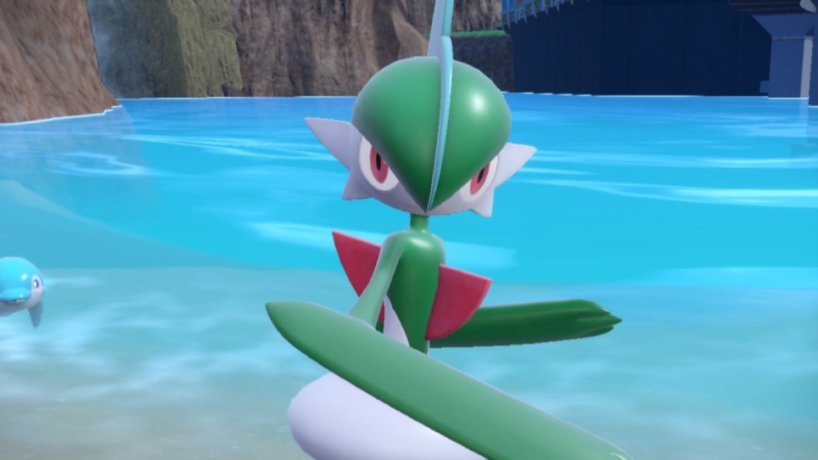 Gallade in Pokemon Scarlet and Violet