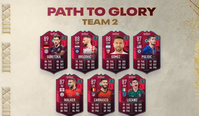 FIFA 23, WC 2022, PTG, Team 2 Players