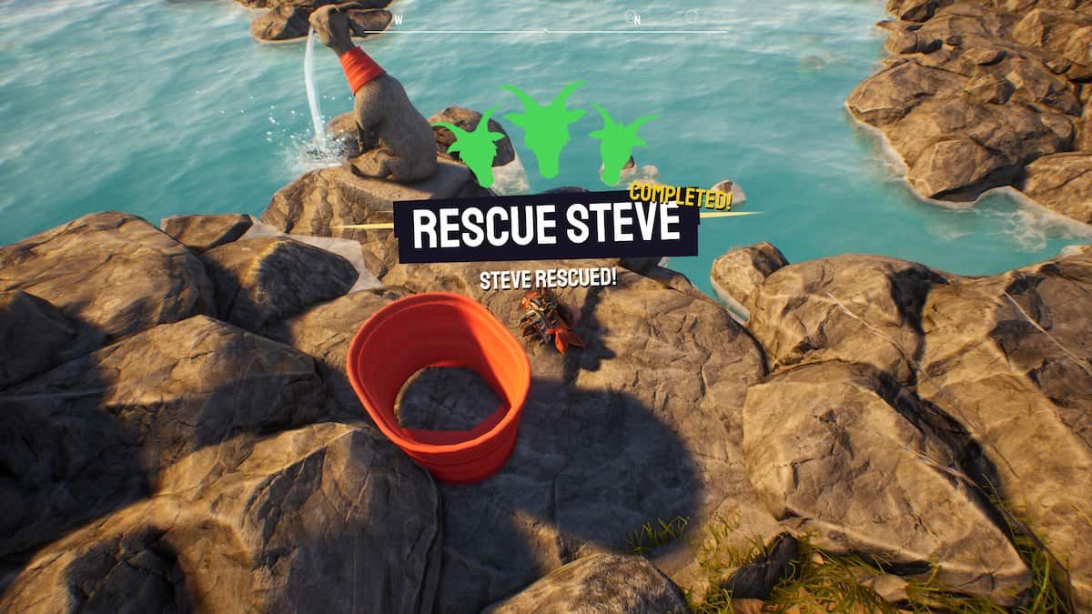 Goat Simulator Fish How to Complete the Rescue Steve Event in Goat Simulator 3 - Prima Games