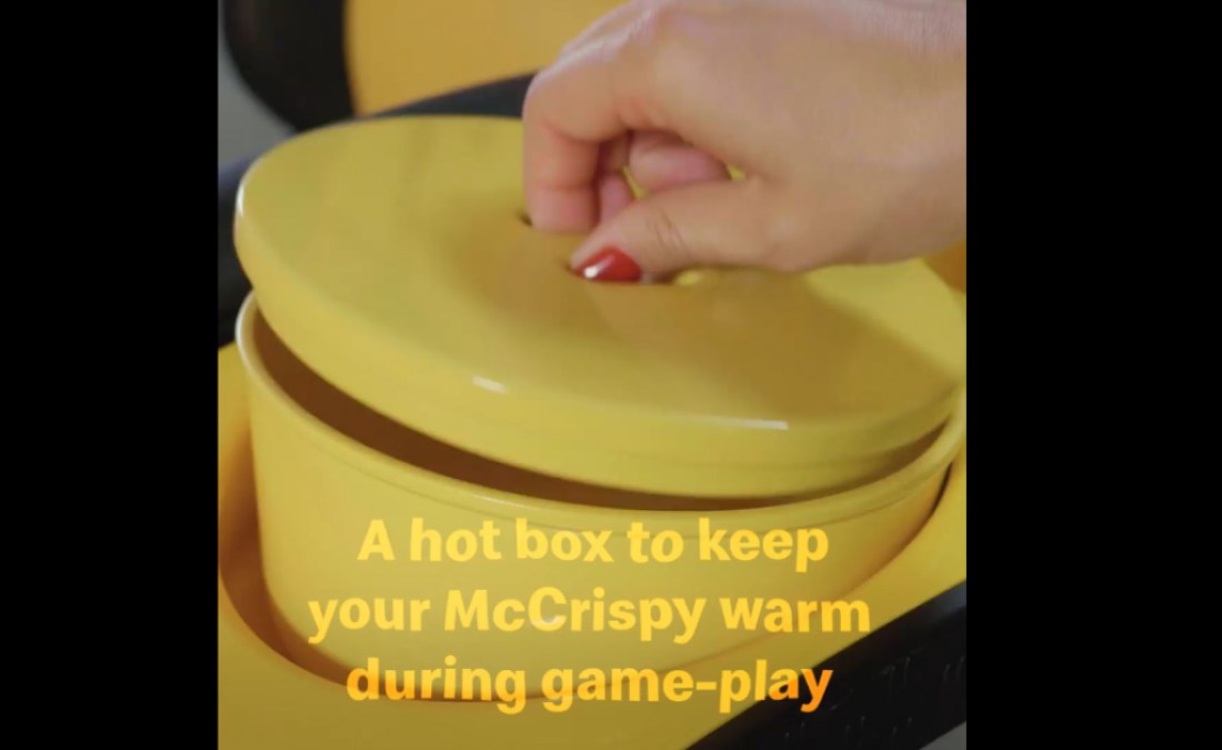 Mcdonald's McCrispy Ultimate Gaming Chair Hot Box