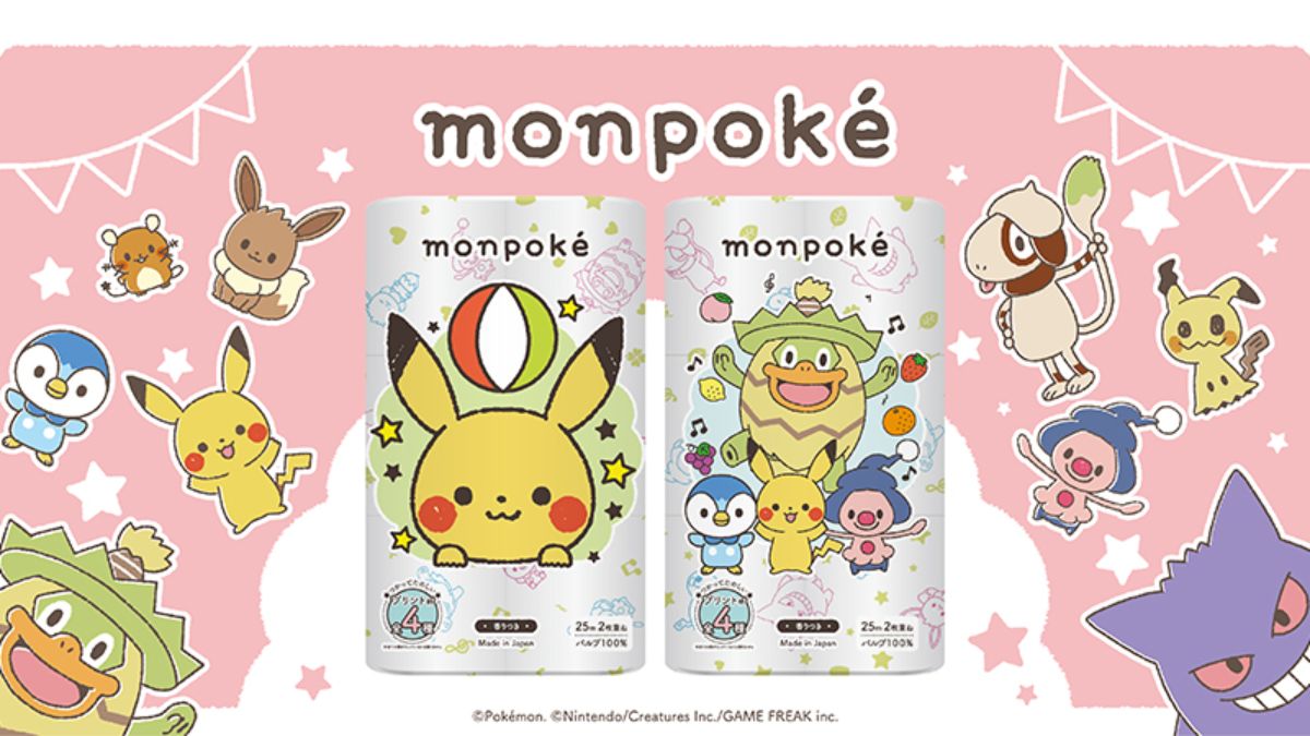 Monpoke Pokemon Toilet Paper