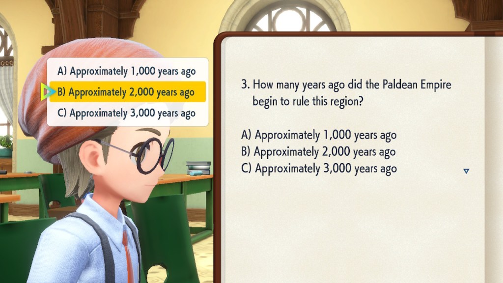 Pokemon Scarlet and Violet: All History Midterm Answers - Prima Games