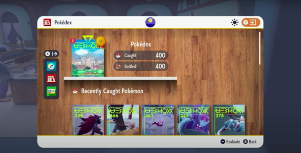 Pokemon Scarlet and Violet Pokedex