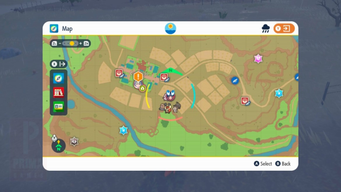 Eevee Map Location in Pokemon Scarlet and Violet