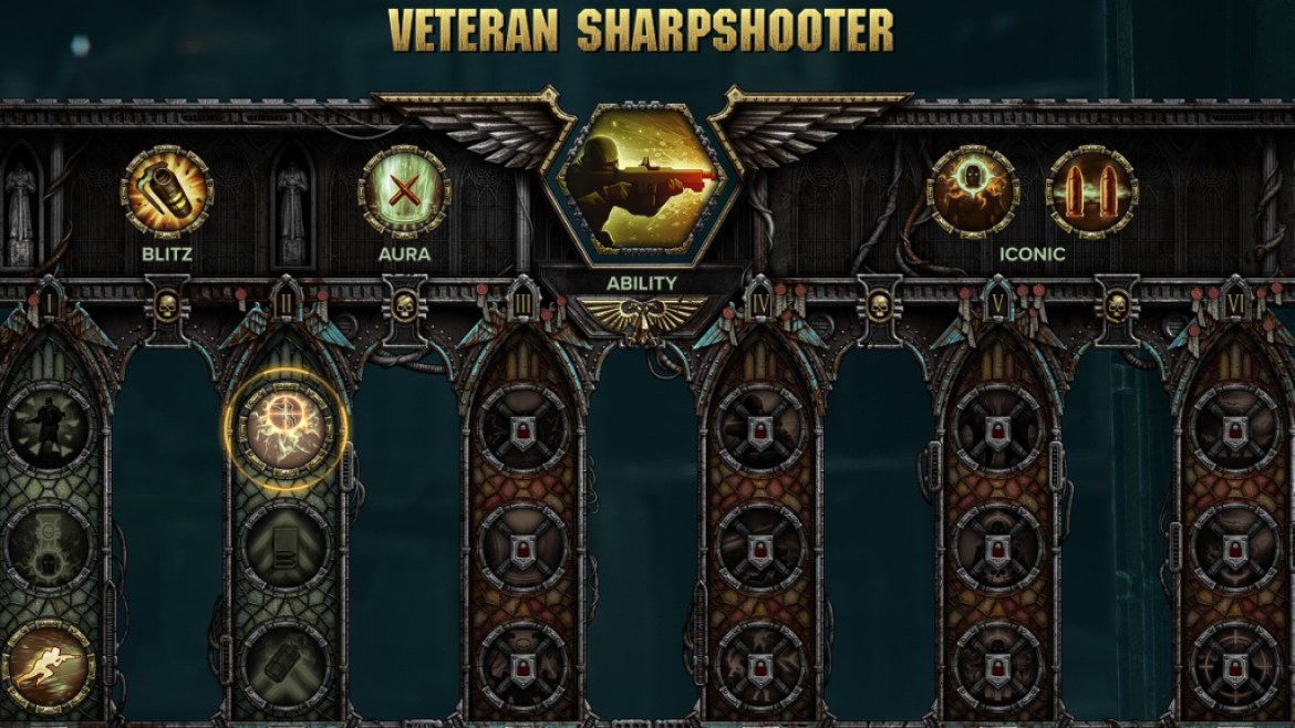Warhammer 40K: Darktide Veteran Sharpshooter Feats