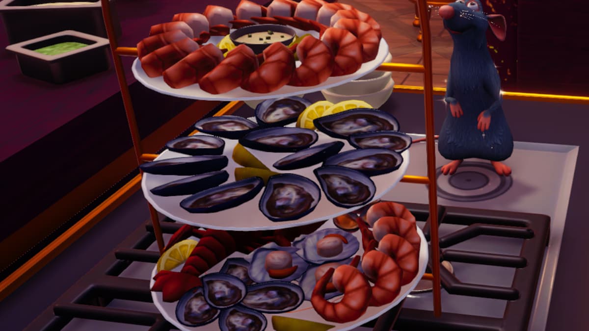 How to Make a Large Seafood Platter in Disney Dreamlight Valley Prima