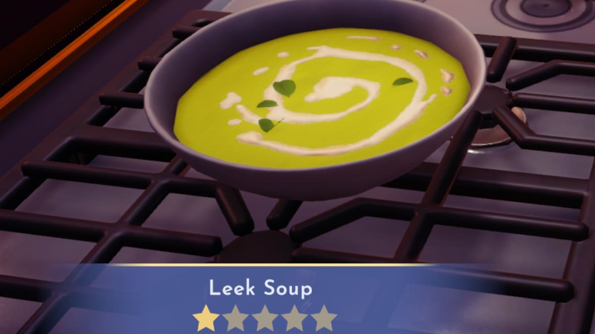 Disney Dreamlight Valley Leek Soup Recipe