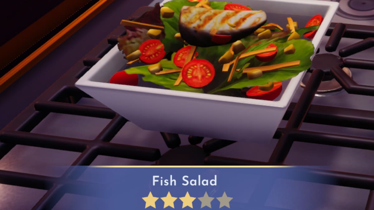 Disney Dreamlight Valley Fish Salad Recipe