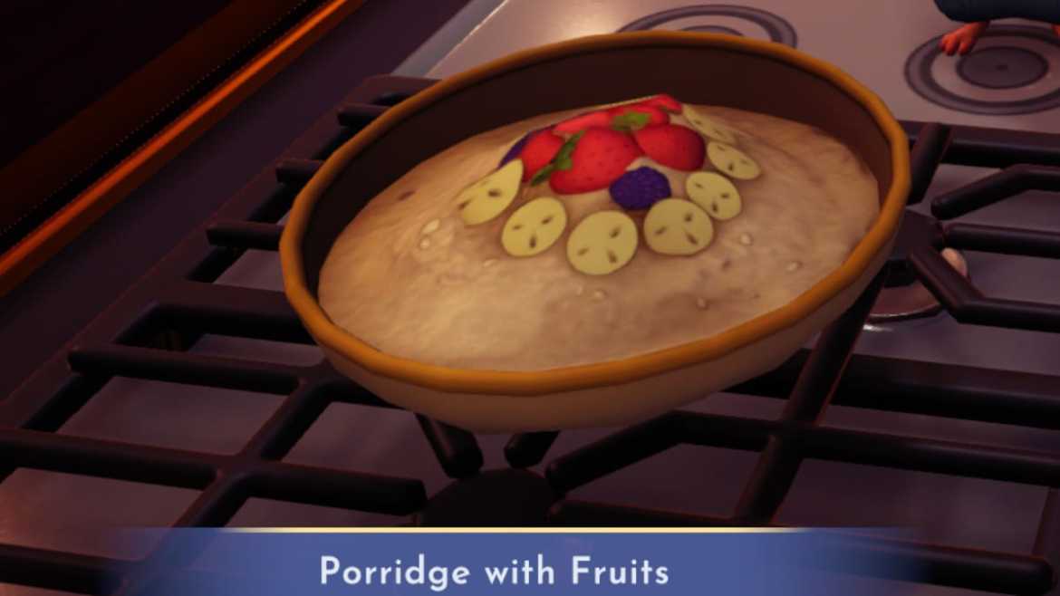 Disney Dreamlight Valley Porridge With Fruits Recipe