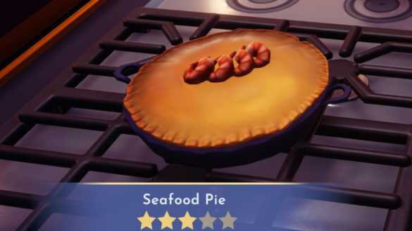 Disney Dreamlight Valley Seafood Pie Recipe