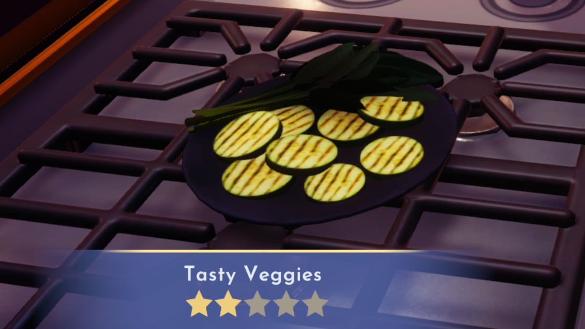 Disney Dreamlight Valley Tasty Veggies Recipe