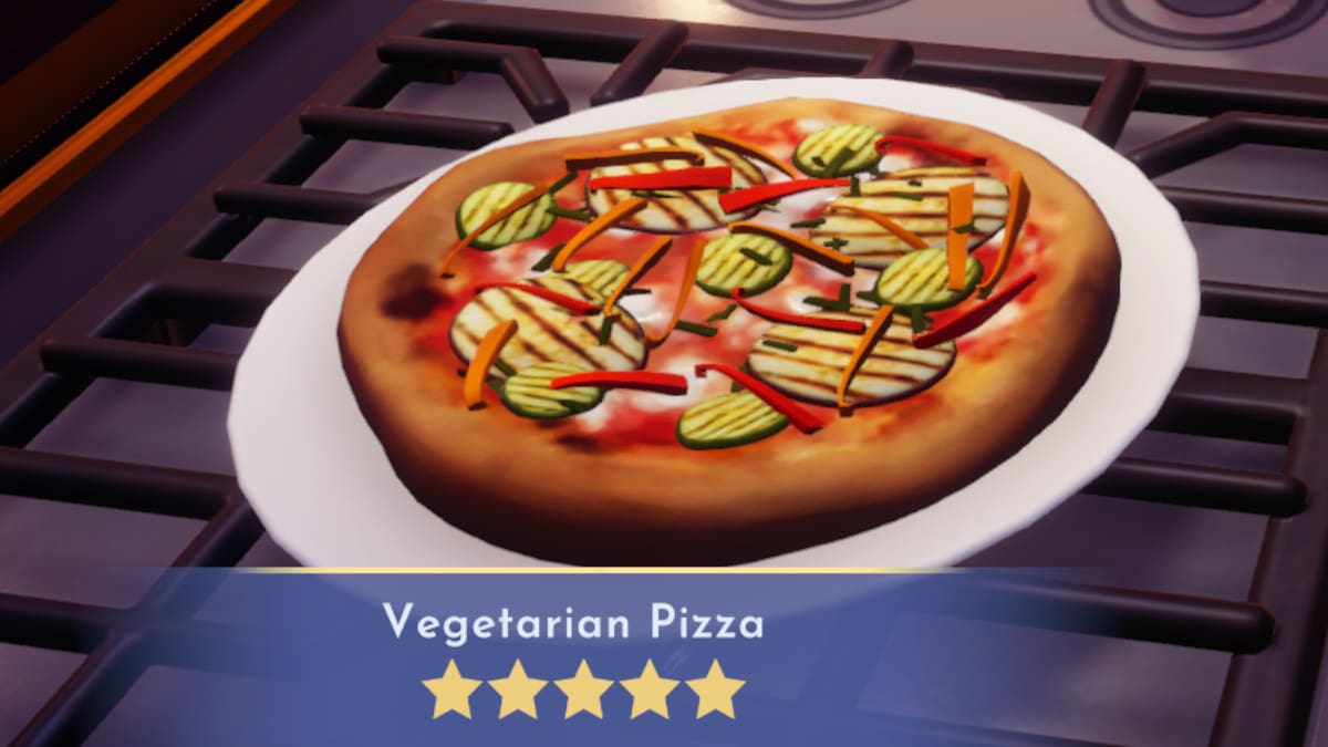 Disney Dreamlight Valley Vegetarian Pizza Recipe