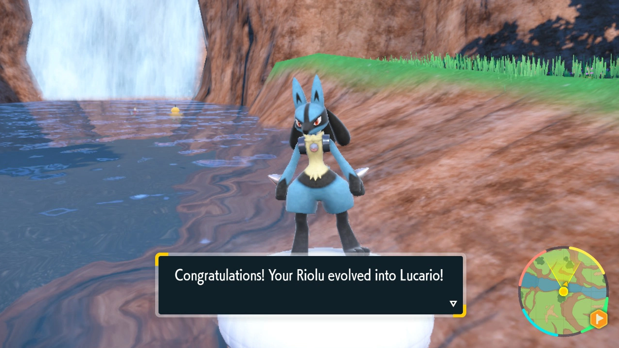 Caught wild SHINY LUCARIO in Pokemon GO. 