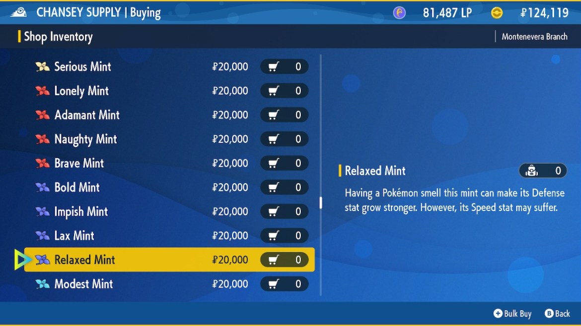 How to Get Nature Mints in Pokemon Scarlet and Violet Prima Games