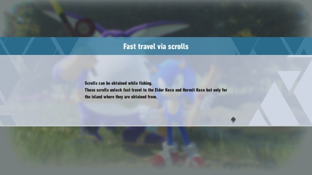 sonic frontiers fast travel