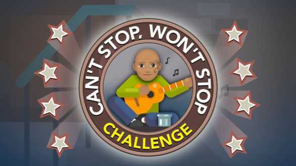Cant Stop Wont Stop Challenge in BitLife
