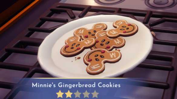 Minnie Gingerbread Cookies in Disney Dreamlight Valley