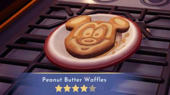 Peanut Butter Waffles in Disney Dreamlight Valley
