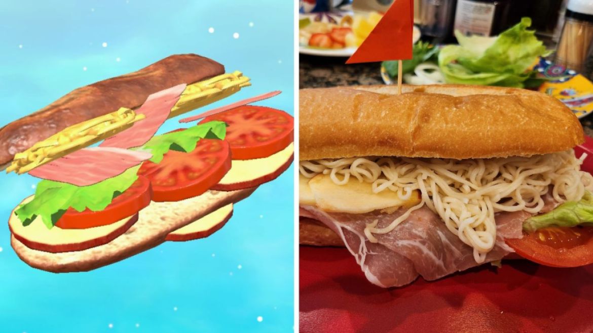 Pokemon Scarlet and Violet Sandwich in Real Life 1