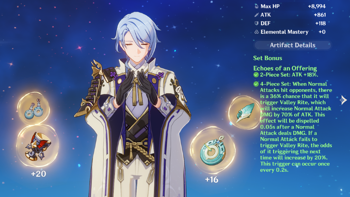 Best Build for Kamisato Ayato in Genshin Impact Weapons, Artifacts & Talent Focus Prima Games