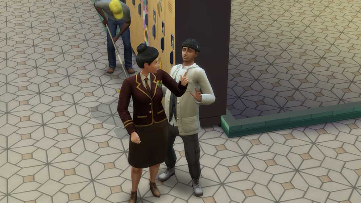 Caught Skipping Class in The Sims 4 High School Years