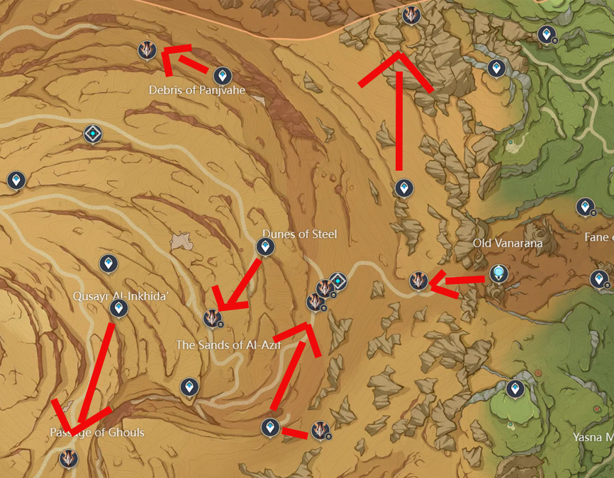 Consecrated Beasts Locations 1