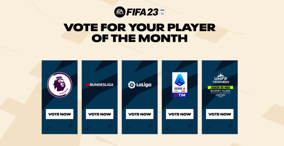 EA FIFA 23 - PotM Nominations for January