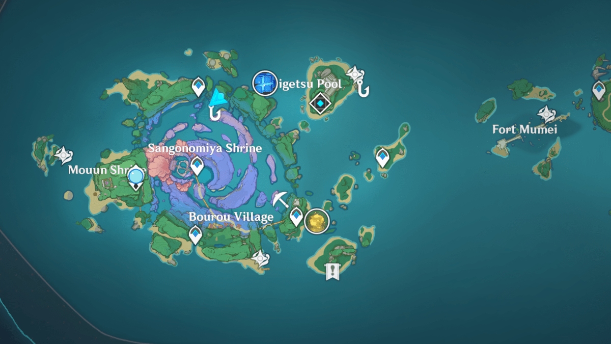 All Inazuma Fishing Spot Locations in Genshin Impact - Prima Games