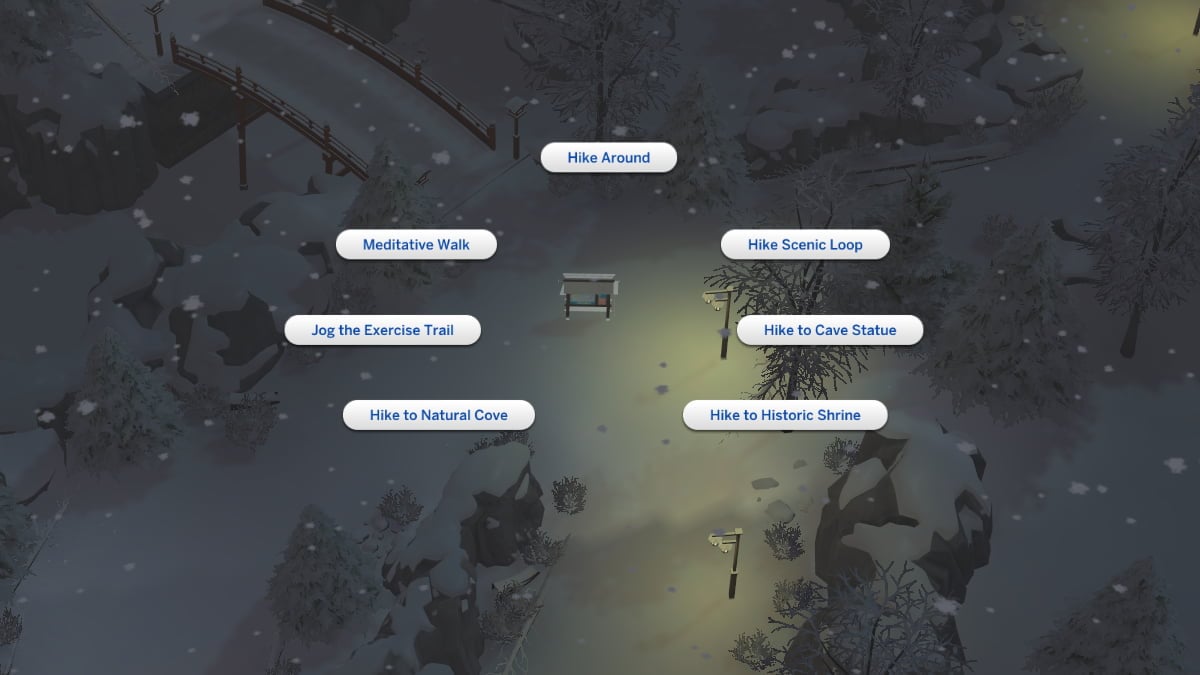 Where to Find Hiking Trails in The Sims 4: Snowy Escape - Prima Games