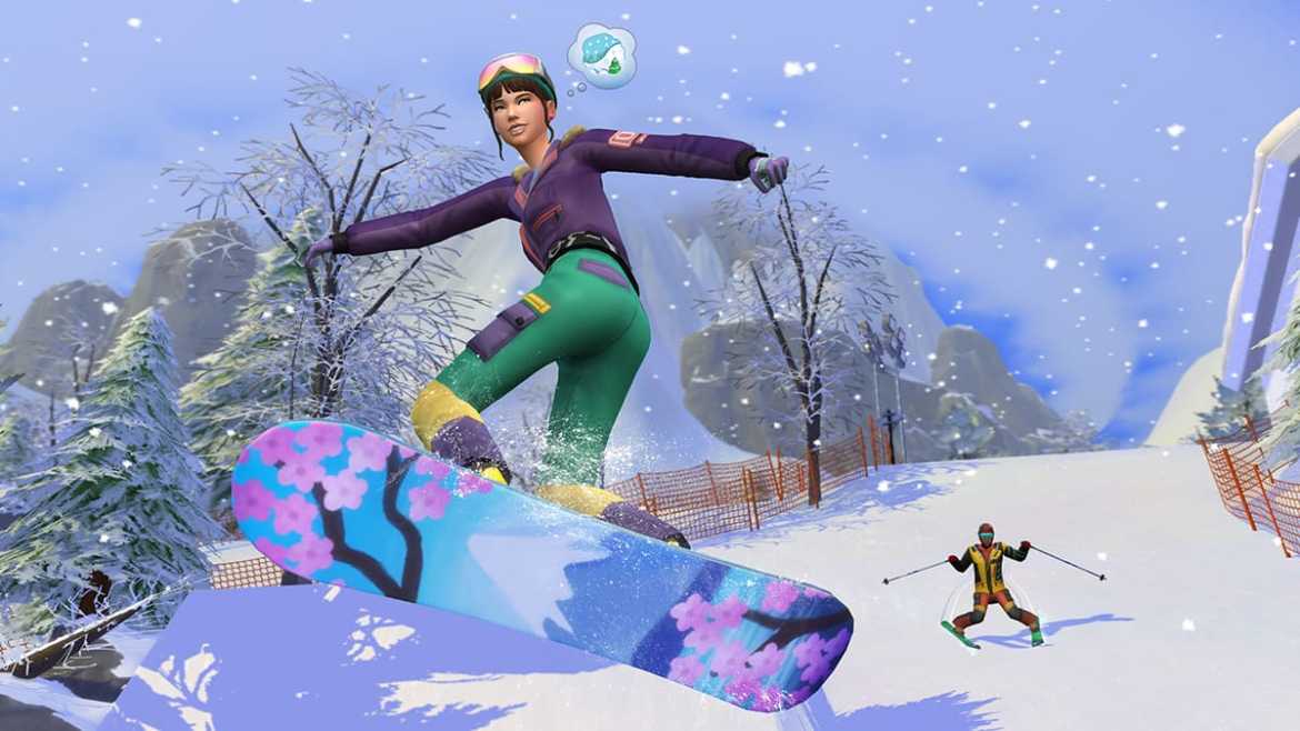 How to Climb Mt. Komorebi in the Sims 4 Snowy Escape