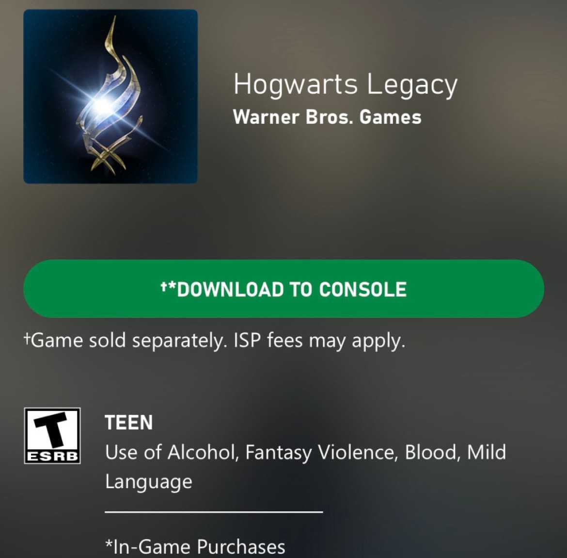 How to Preload Hogwarts Legacy through Xbox Mobile