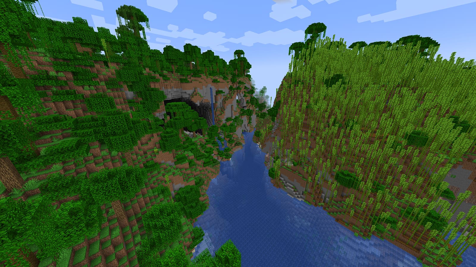 Джунгли реки Minecraft