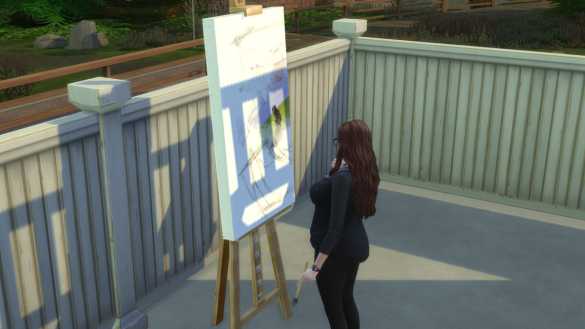 Masterpiece Painting Painter Aspiration in The Sims 4