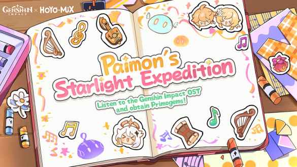 Paimon Starlight Expedition Web Event