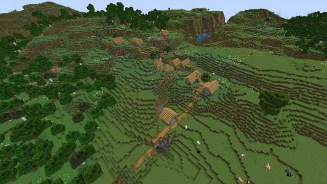Quaint Flower Village Aesthetic Minecraft Seed