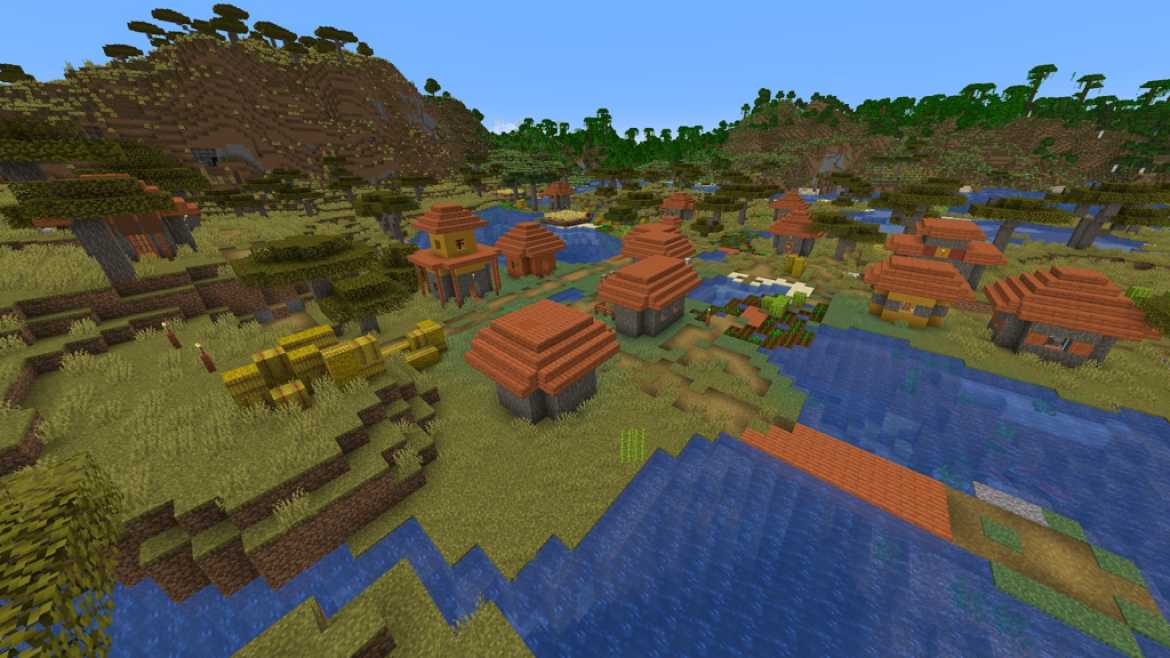 Savanna Jungle Village Minecraft