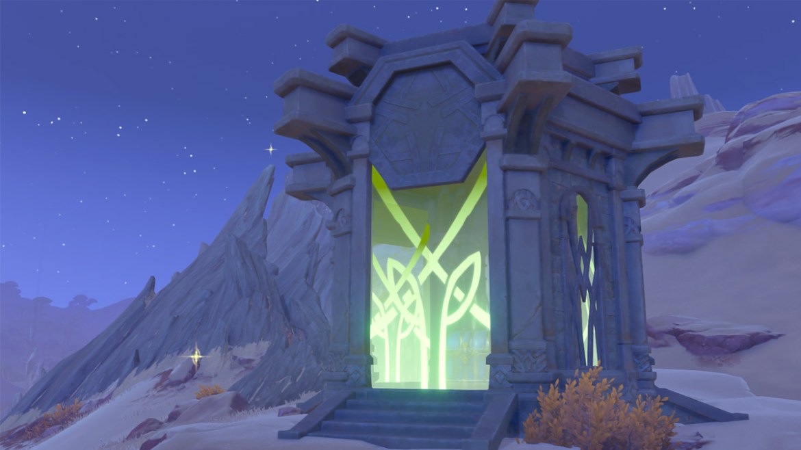 Genshin Impact All Shrines of Depth in the Desert of Hadramaveth