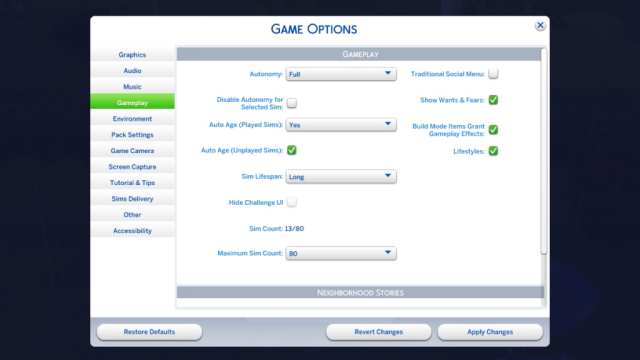 Sims 4 Update Disabling Wants and Fears