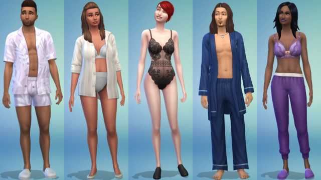 Simtimates Kit Clothing Samples in The Sims 4