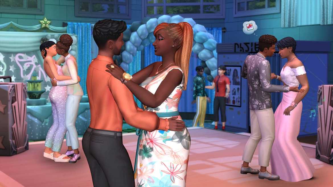 The Sims 4 High School Years Mess Around in the Cuddle Carts